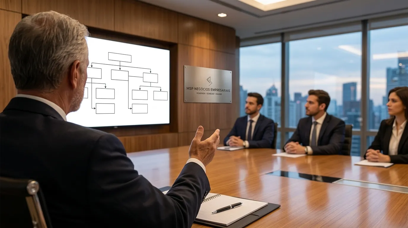 Apresentação de estrutura para planejamento sucessório corporativo